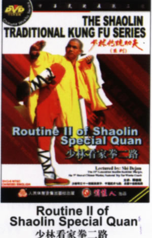 Shaolin Special Quan II (1 DVD) 少林看家拳二路