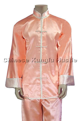 Mandarin Collar Jacket (Satin)