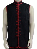 Mandarin Collar Majia w/ Interlocking Frogs (Cotton Plain) Mandarin Collar Majia w/ Interlocking Frogs (Cotton Plain)