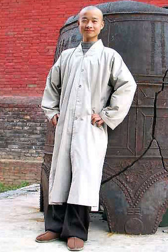Shaolin Sengfu Mid-Robe (Cotton Plain)