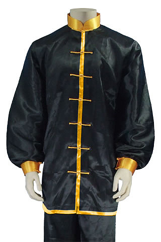 Mandarin Collar Taichi Duangua (Satin)