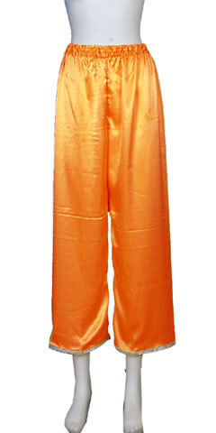 Mandarin Pants w/ Edge Piping (Satin)