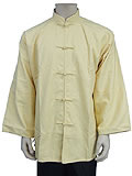 Mandarin Collar Jacket (Cotton Linen)