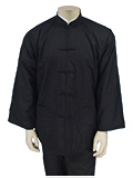 Mandarin Collar Jacket (Wadded Cotton Plain)