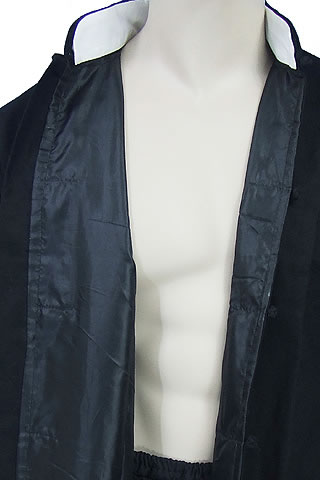 Mandarin Collar Jacket (Wadded Cotton Twill)