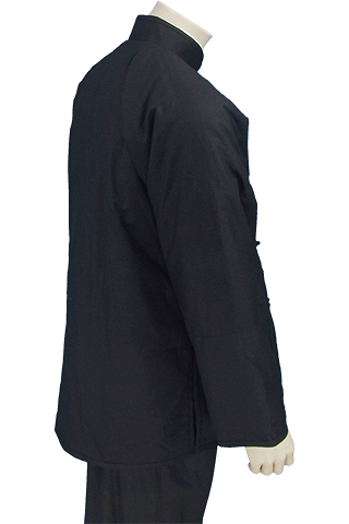 Mandarin Collar Jacket (Wadded Cotton Plain)