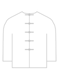 Short-sleeve Round Collar Duangua (Brocade)