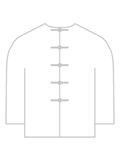 Short-sleeve Round Collar Duangua (Brocade)
