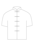 Short-sleeve Mandarin Collar Duangua (Brocade)