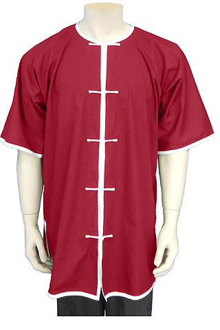 Short-sleeve Round Collar Duangua (Satin)