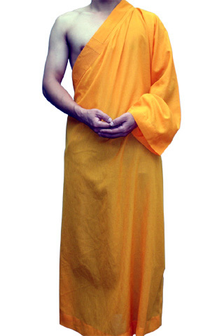 Shaolin Single Arm Wuseng Robe (Polyester/Cotton)