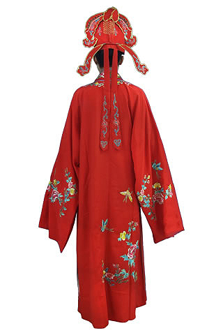 Tang Dynasty Hanfu Dress with Hat (Polyester)