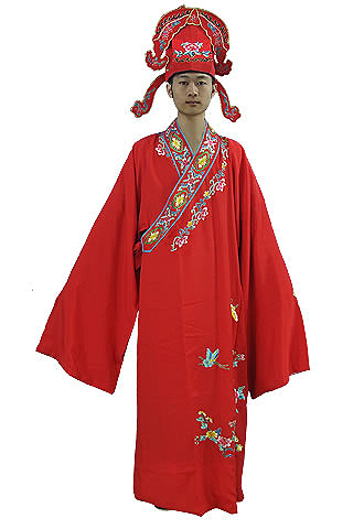 Tang Dynasty Hanfu Dress with Hat (Polyester)