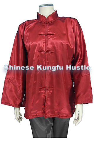 Mandarin Collar Jacket (Satin)