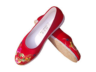 Chinese Handmade Silk Embroidery Shoes