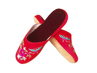 Chinese Handmade Silk Embroidery Slippers